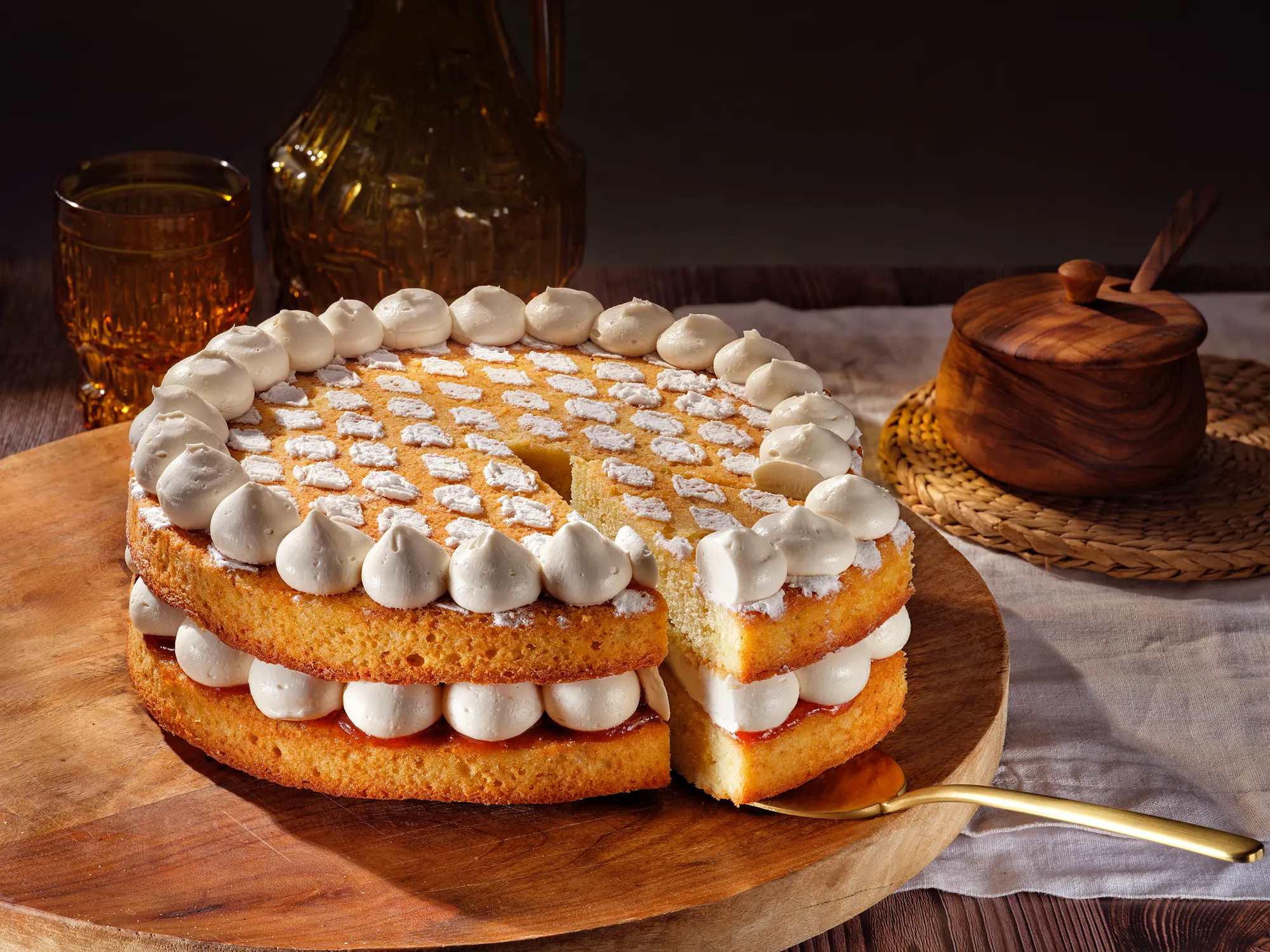 Goldenharvest Food Cakes — commercial food photography by Stephen Galea, Malta